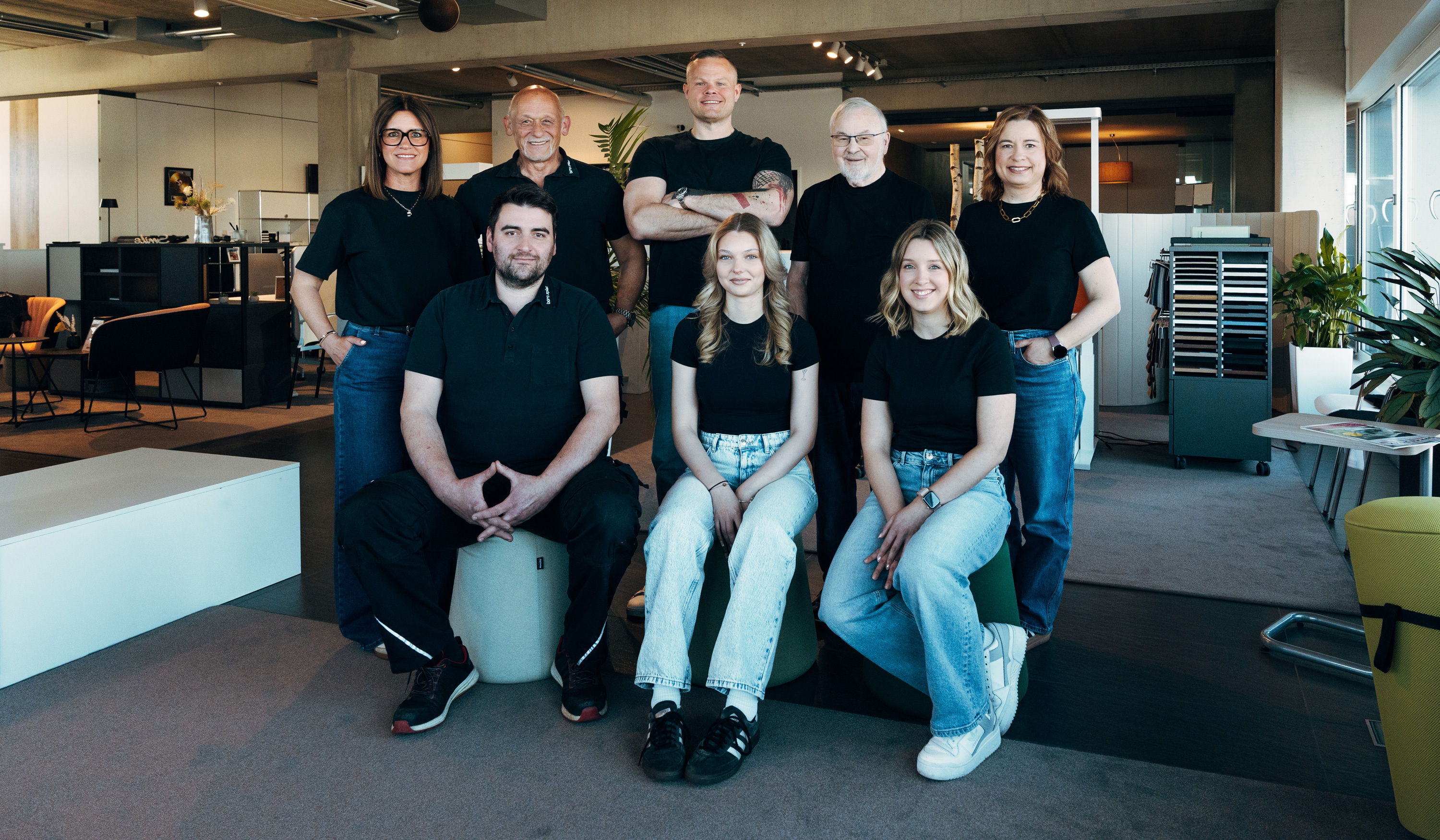Portrait vom Team im Büro